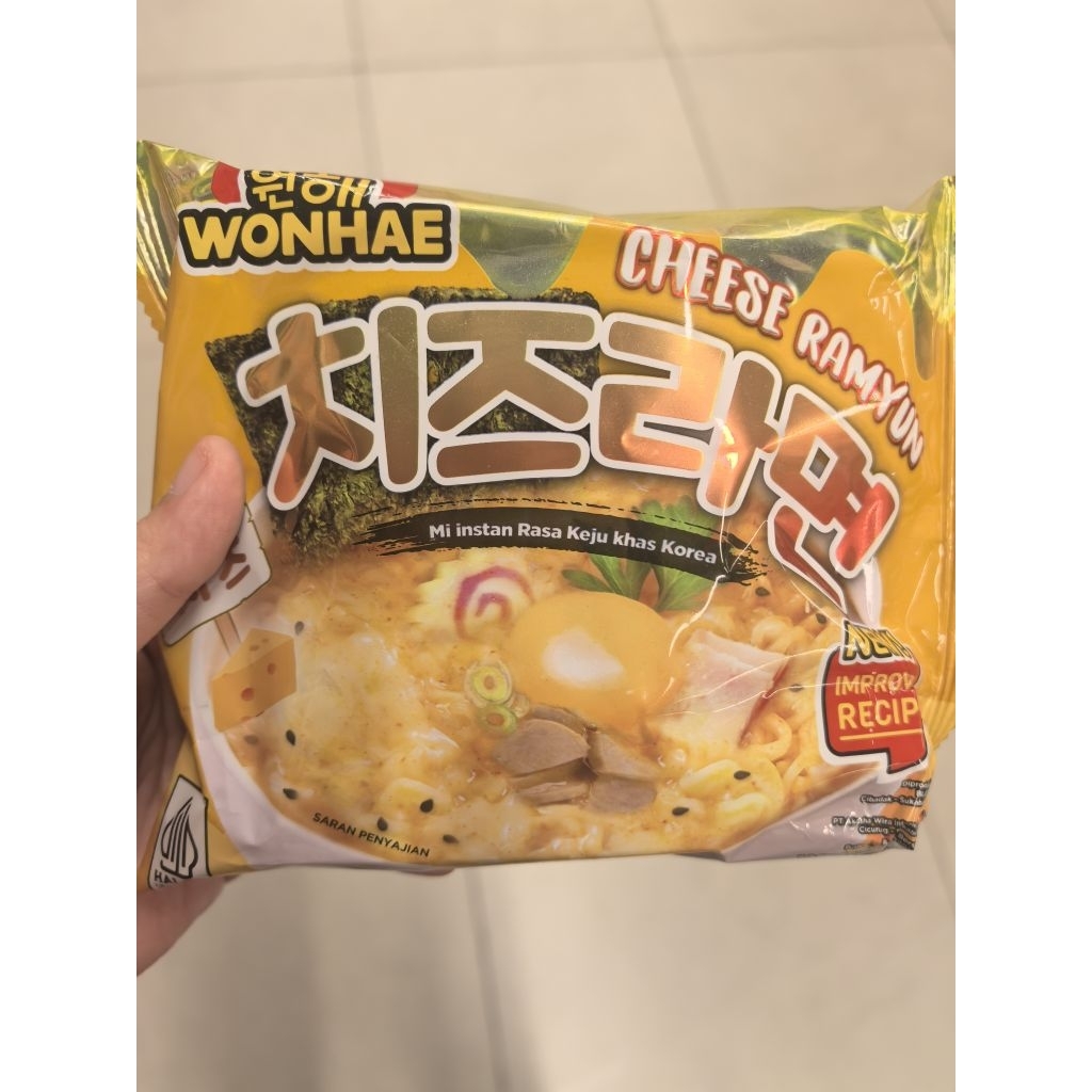 Jual WONHAE RAMYUN CHEESE. MIE RAMYUN CHEESE. MIE INSTANT KOREA RASA ...