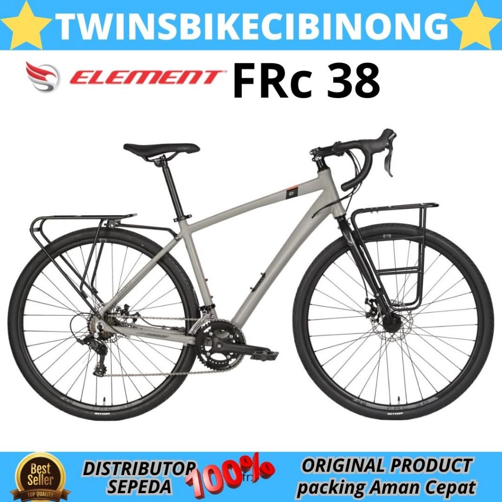 Jual Sepeda GRAVEL TOURING ELEMENT FRC 38 II NEW ALLOY | Shopee Indonesia