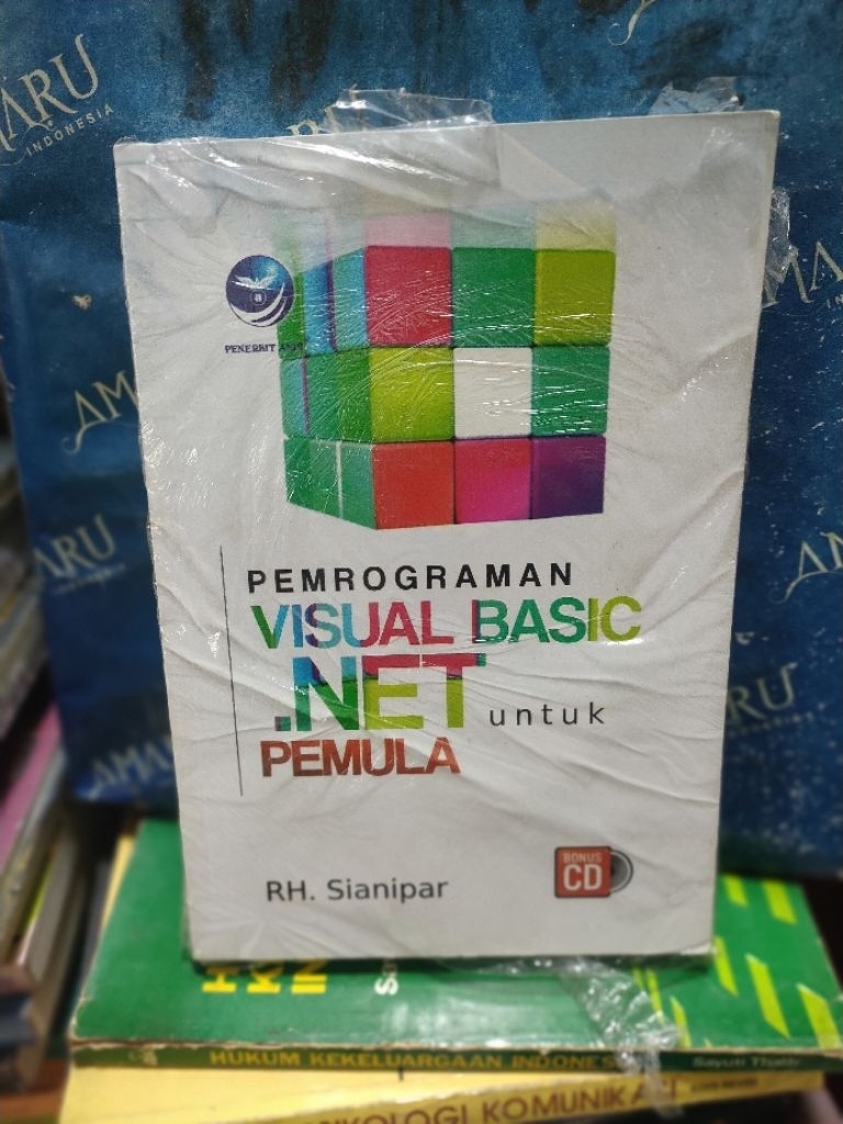 Jual ORIGINAL BUKU PEMROGRAMAN VISUAL BASIC NET UNTUK PEMULA BONUS CD ...