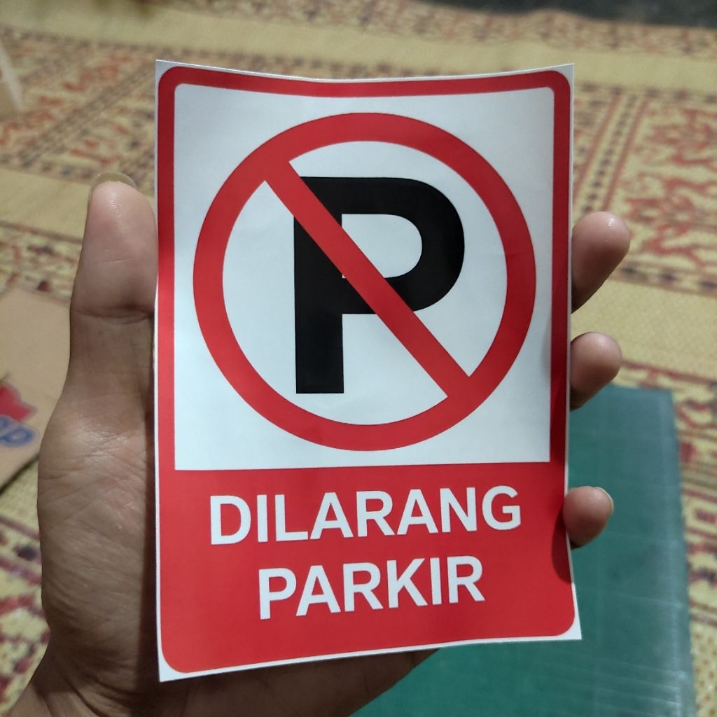 Jual Sticker Di Larang Parkir | Shopee Indonesia