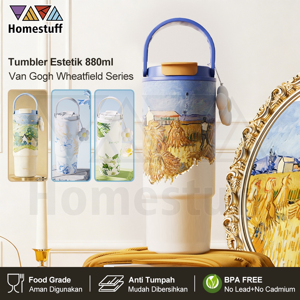 Jual HOMESTUFF Tumbler Mug Kopi Stainless Steel dengan Lapisan Dalam ...