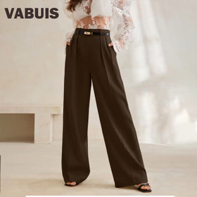 Vabuis Diora Highwaist Pants Kulot Straight Cut Pants Wanita