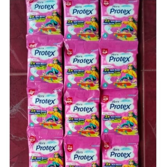Jual 3 Renceng Pembalut Protex Extra Maxi Pink isi 10pcs (Non Wing ...