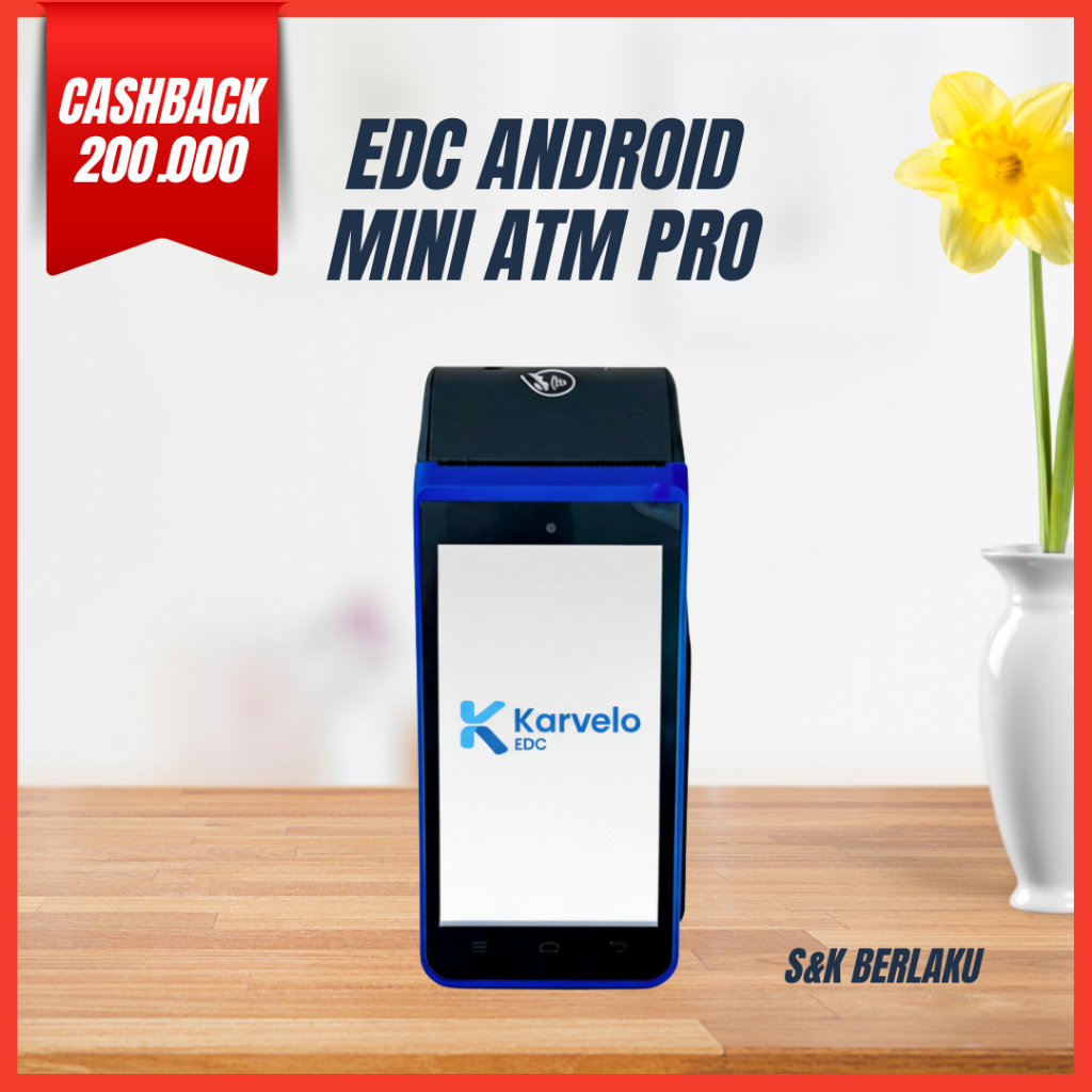 Jual EDC Mini ATM PRO – Mesin Android Tarik Tunai, QRIS, Transfer ...