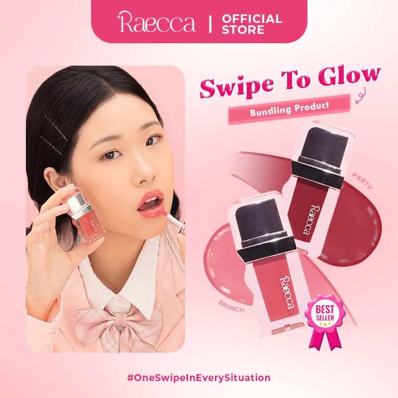 Jual Bundling Raecca Swipe To Glow - Lipgloss Raecca Anti Lengket ...