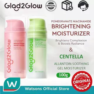 Paket Hemat 2in1 Glad2Glow Brightening & Soothing Moisturizer