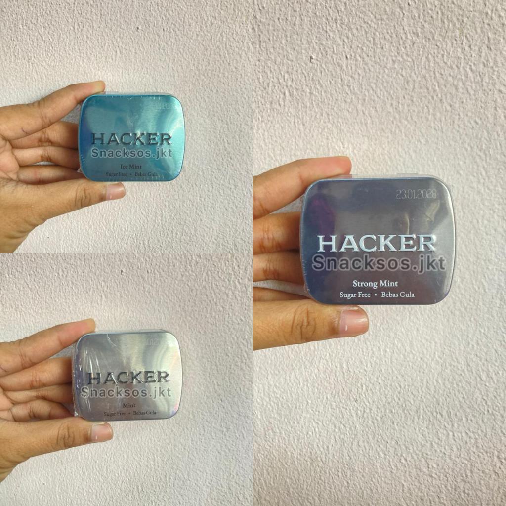 Jual HACKER SUGAR FREE PERMEN RASA MINT/ STRONG MINT / ICE MINT CANDY ...