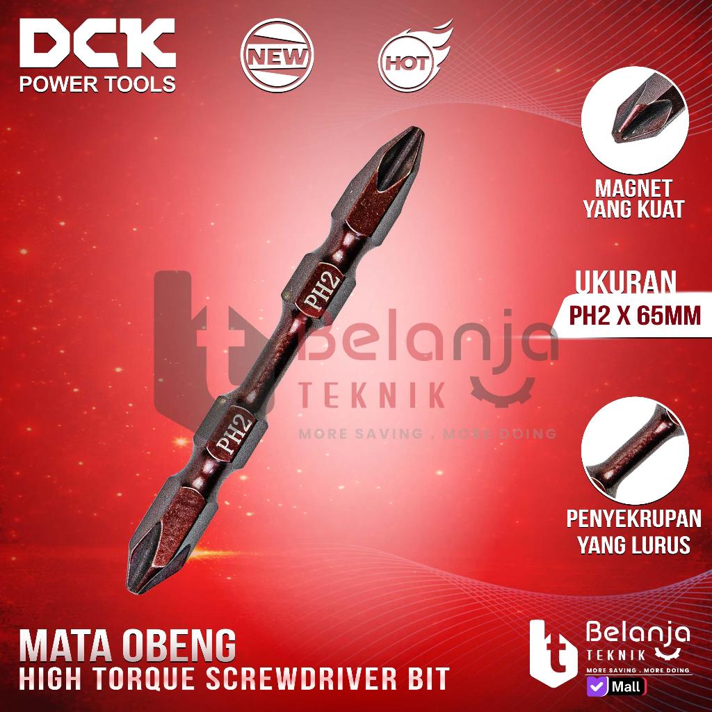 Jual Mata Obeng Ganda DCK PH2 Double Head High Torque Type A 65 mm ...
