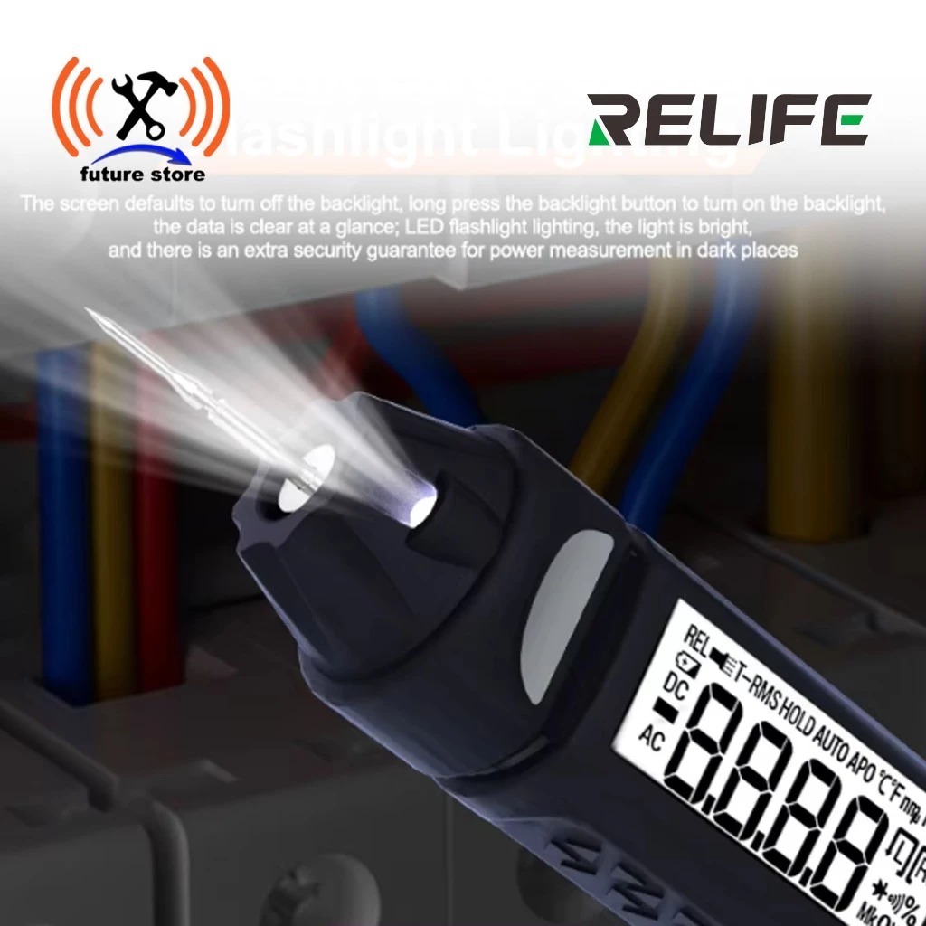 Jual RELIFE DT-02 MULTIMETER SMART PEN - MULTIMETER DIGITAL BENTUK PENA ...