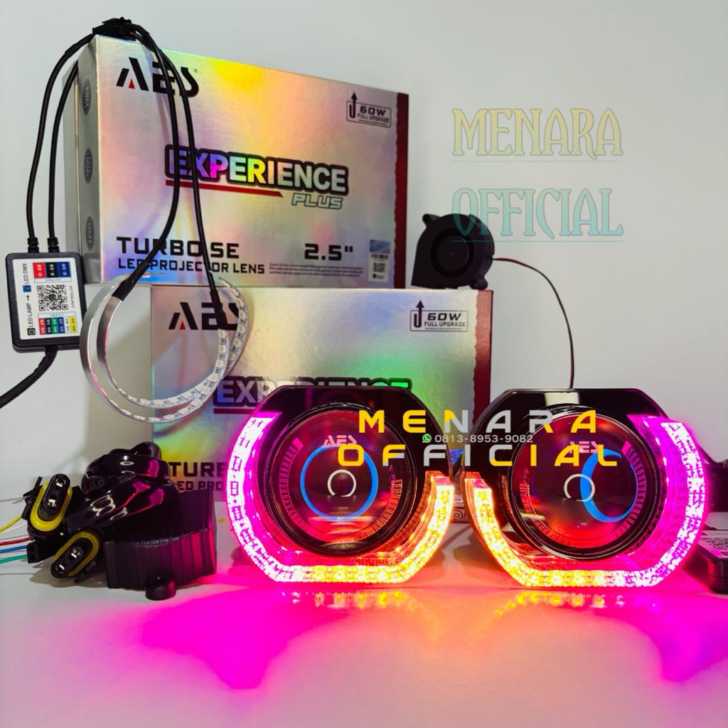 Jual paket lengkap biled aes turbo se experience headlamp mobil motor ...
