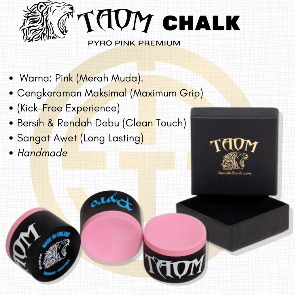 Jual TAOM Chalk Pyro Finland Original - Pink Edition | Shopee Indonesia