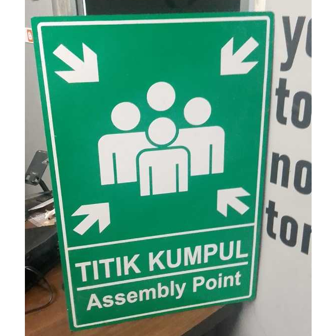 Jual Daun rambu / rambu-rambu / signage / papan peringatan | Shopee ...
