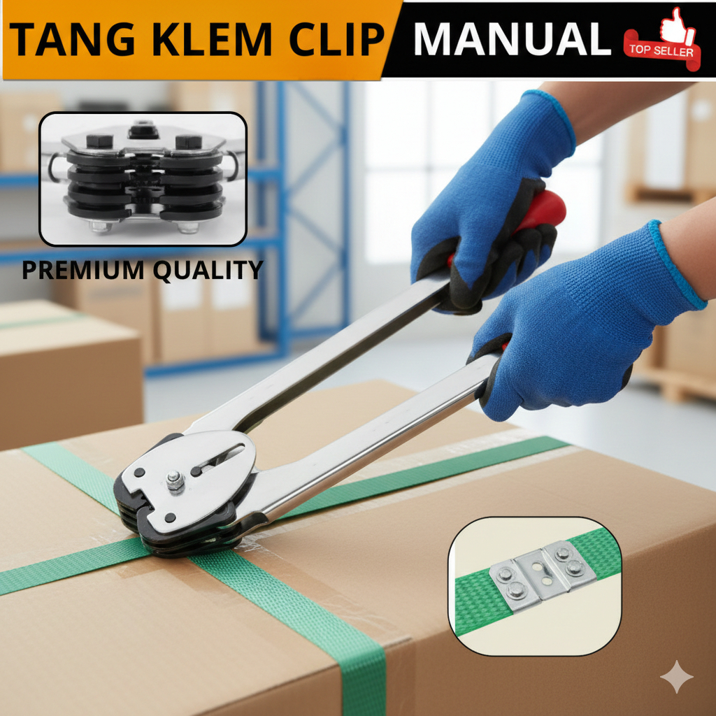 Jual Tang Penjepit Klem Manual Alat Packing Strapping Band Besi Kuat ...