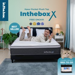 [PROMO] INTHEBOX X (Plush Top) Kasur Spring Bed | GRATIS Kasur Bed To Go + Banta