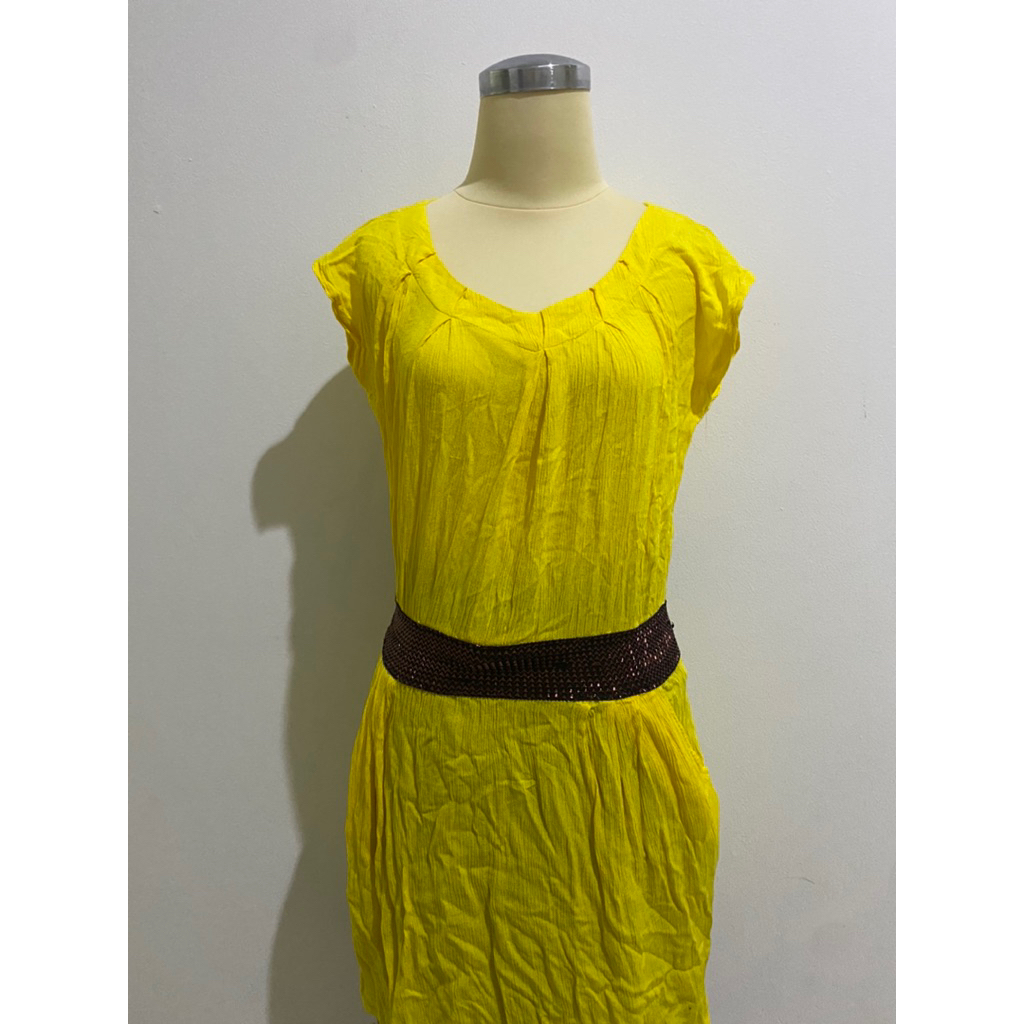 Jual dress kuning cantik | Shopee Indonesia