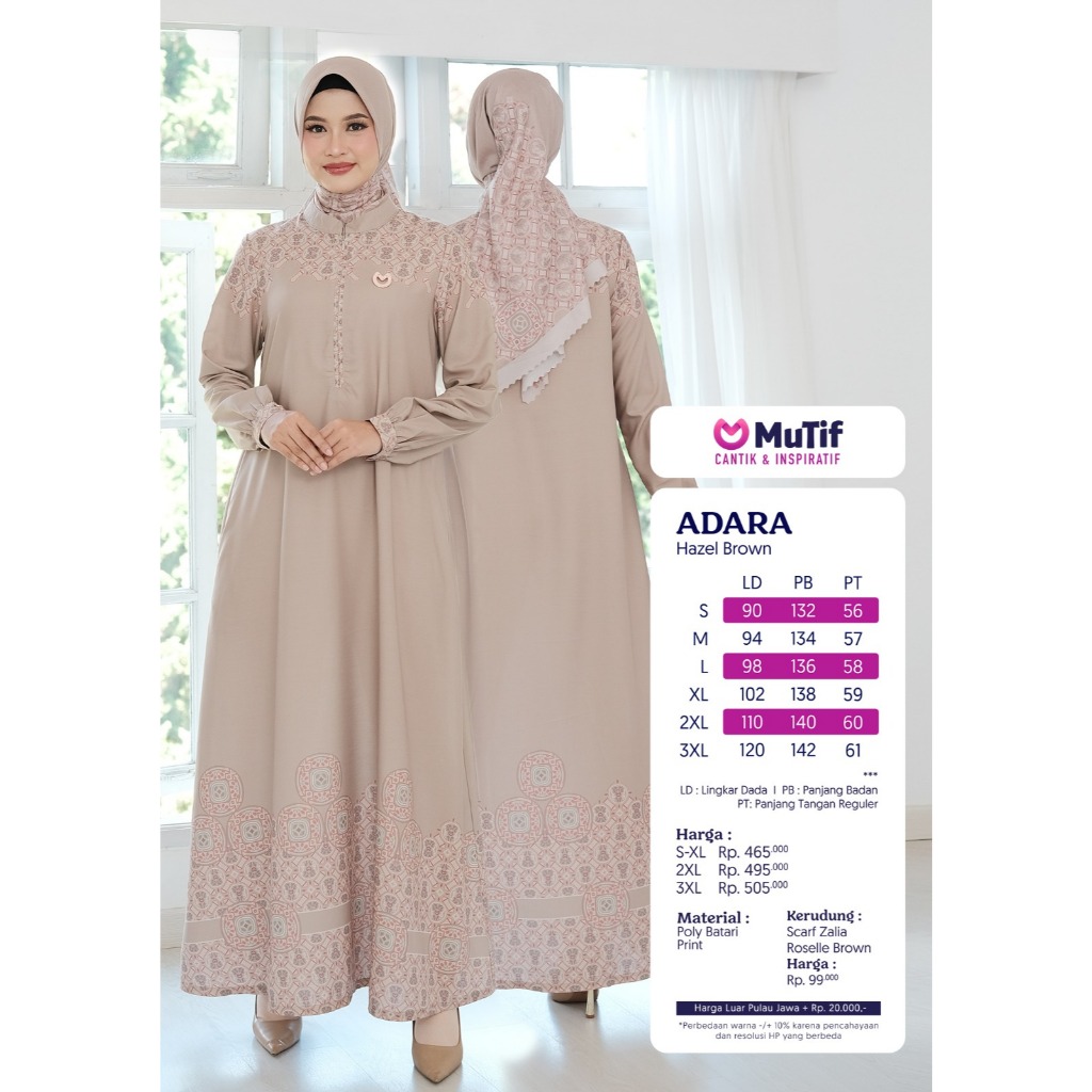MUTIF ADARA HAZEL BROWN