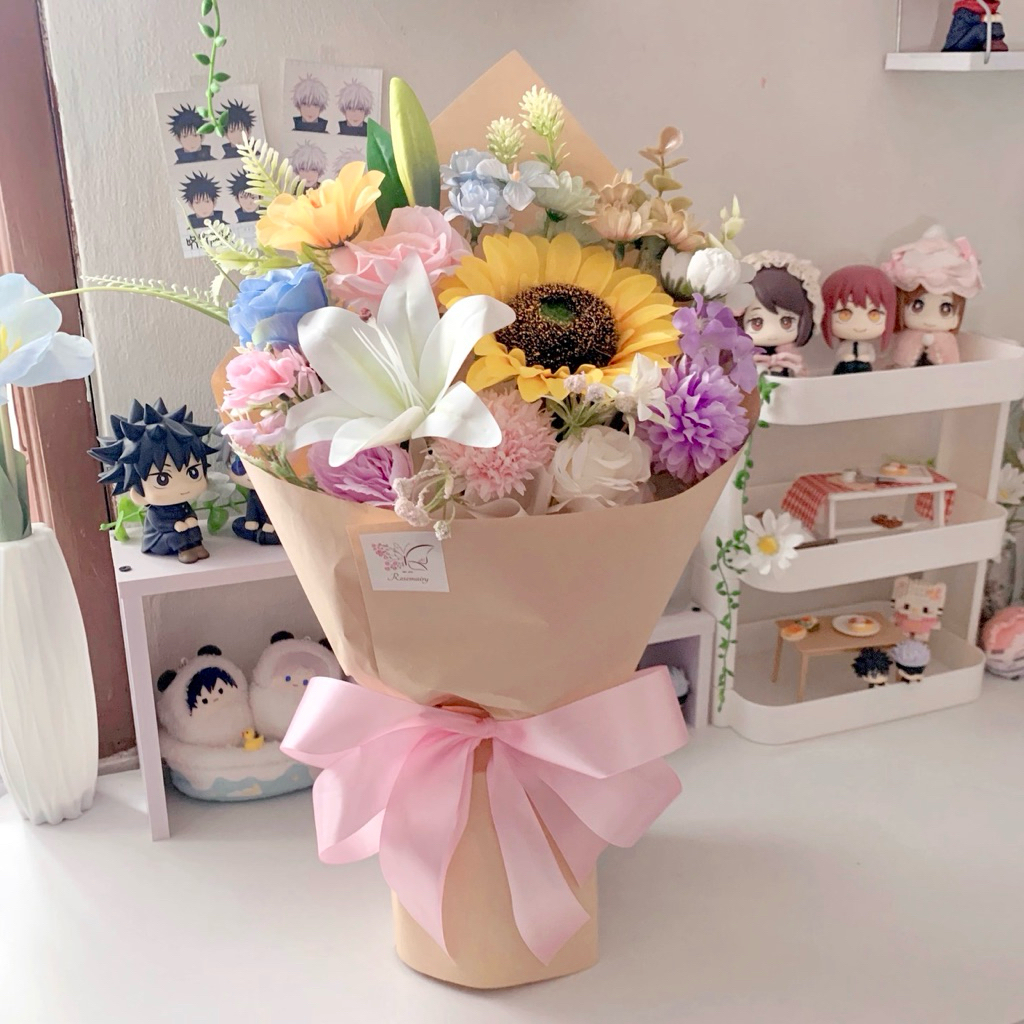Jual [24 Jam tanpa PO] THUMBELINA BUKET BUNGA PALSU Rosemairy Florist ...