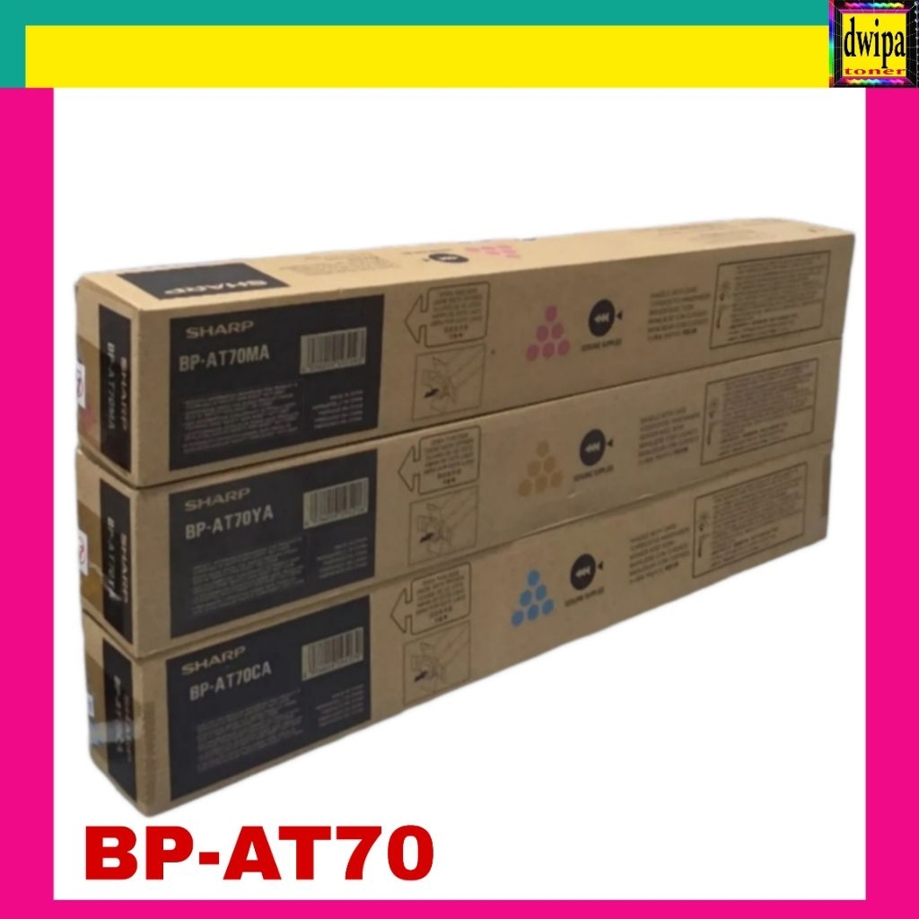 Jual TONER CARTRIDGE SHARP LASERJET BP-AT70 (BP-AT70-BA BP-AT70-CA BP ...
