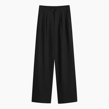 Loose Pants Trousers Celana Anti Kusut Celana Kulot Wanita Jumbo Highwaist Loose Pants Jumbo
