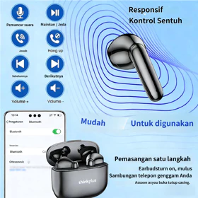 Lenovo Thinkplus Earphone Bluetooth Thinkplus TWS Headphone Nirkabel Earbud Headset Alat Bantu