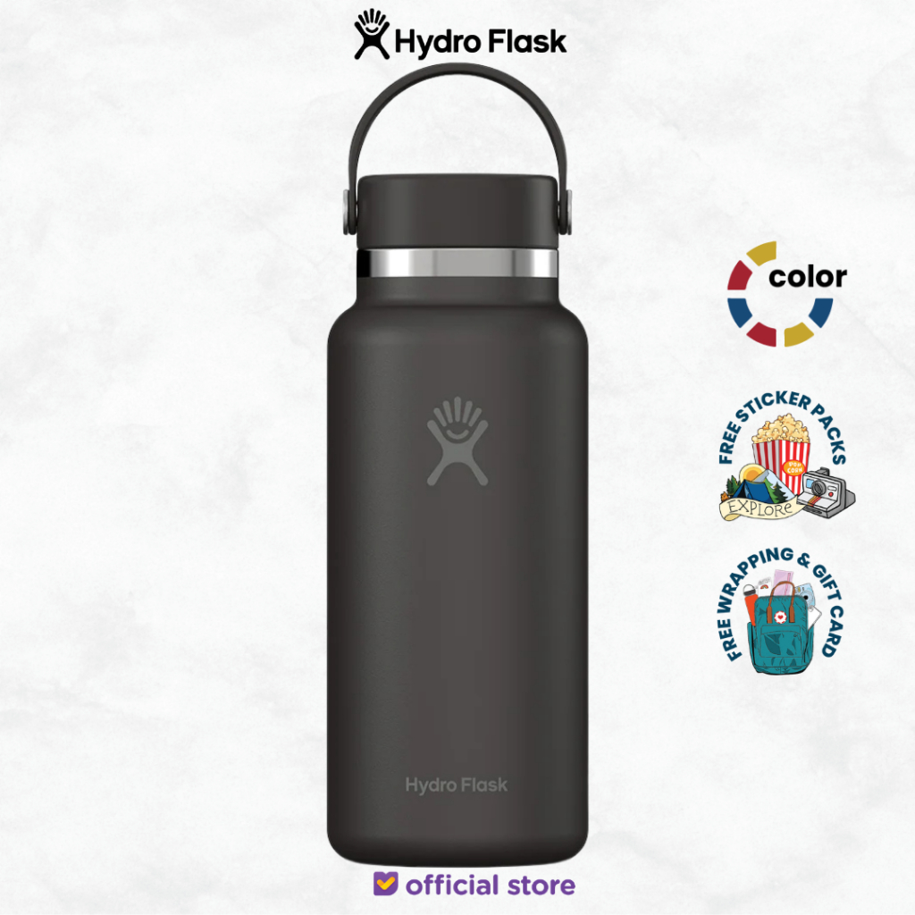 Hydro Flask Wide Mouth Flex Cap 32 oz / 946 ml - Botol Minum Insulated