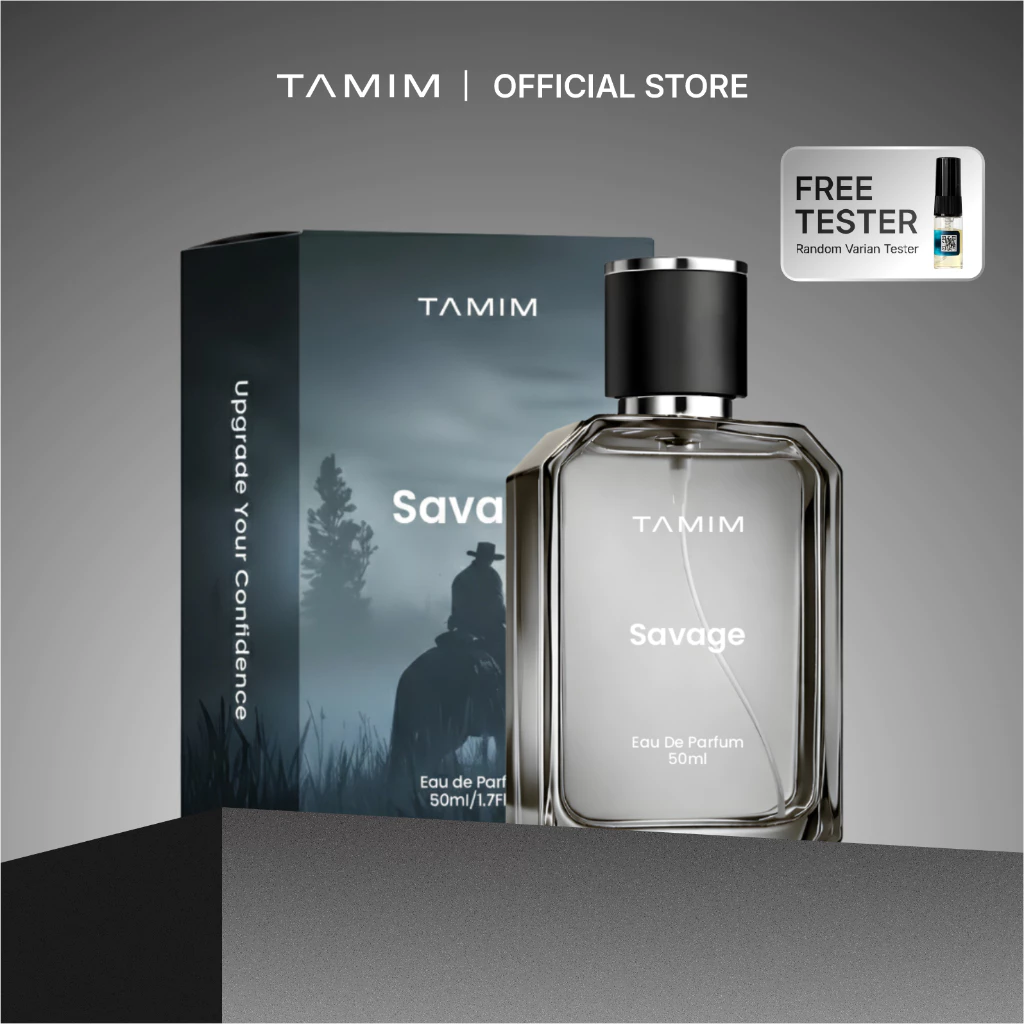 Savage - Parfum Pria Wangi Tahan Lama Aroma Citrus Woody Spicy | Eau de Parfum by Tamim