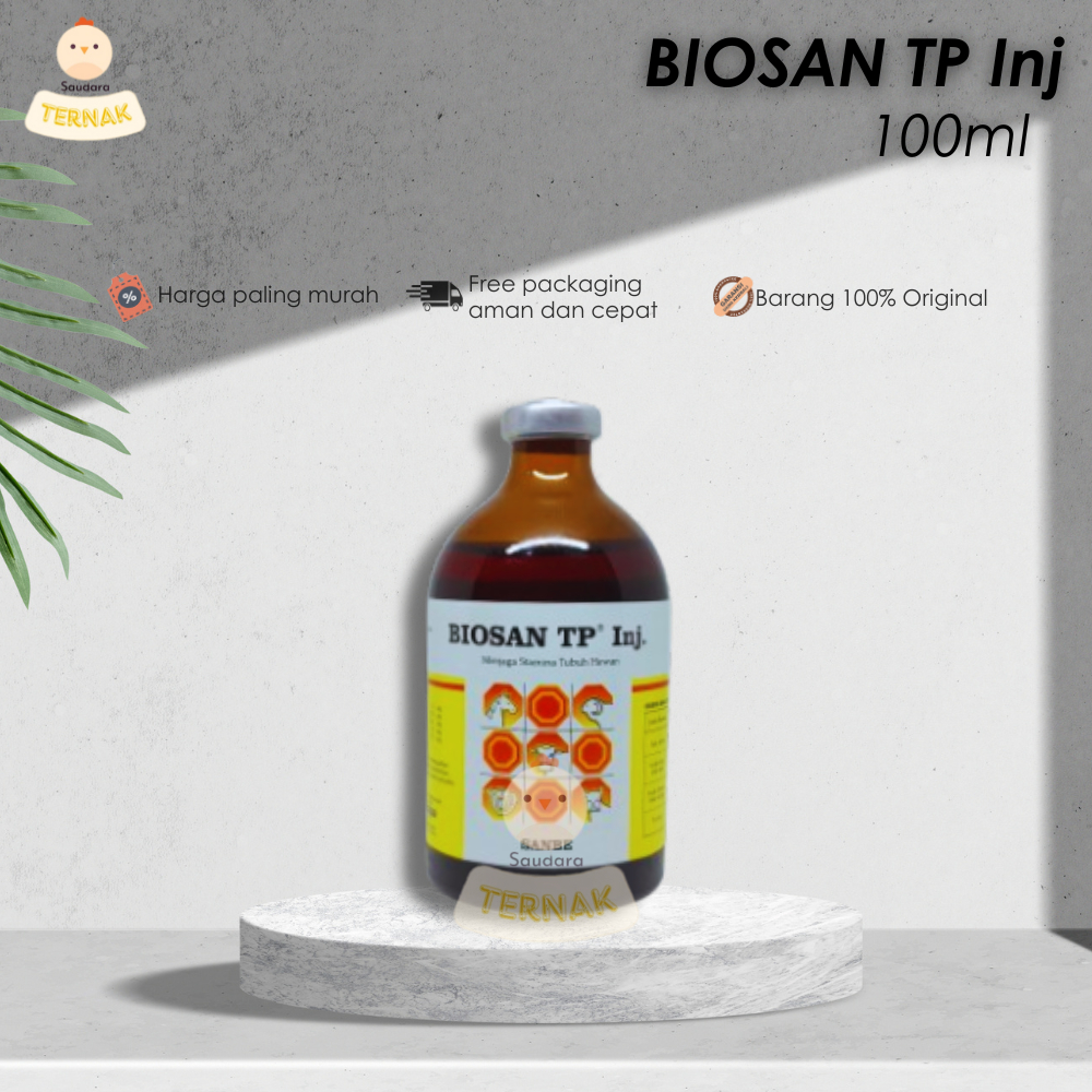 Jual Biosan TP 100 ml Injeksi Energi ATP untuk Stamina Hewan Sapi Kuda ...