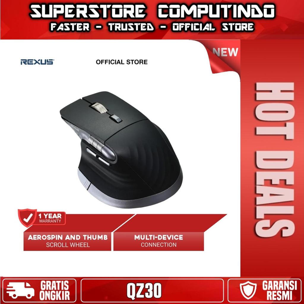 Jual Rexus Flow QZ30 Mouse Office Wireless Ergonomic Silent Click ...