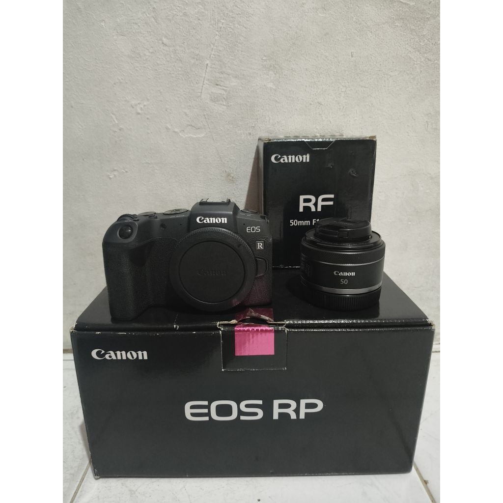 Jual Canon eos rp + lensa rf 50 mm | Shopee Indonesia