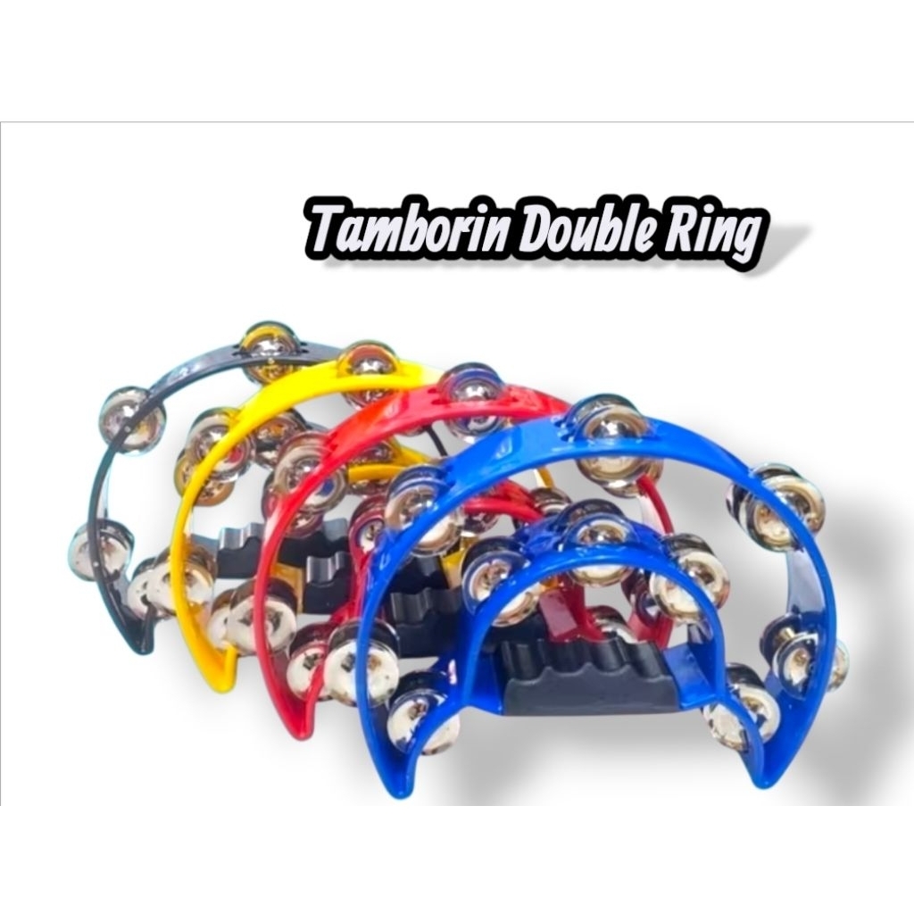 Jual Tamborin / Tambourine Setengah Lingkar / Kecrekan Double ring ...