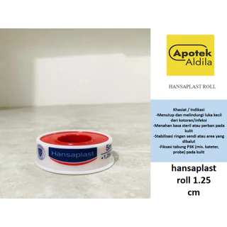 HANSAPLAST ROLL 1.25cm KAIN ELASTIS PERBAN MEDIS