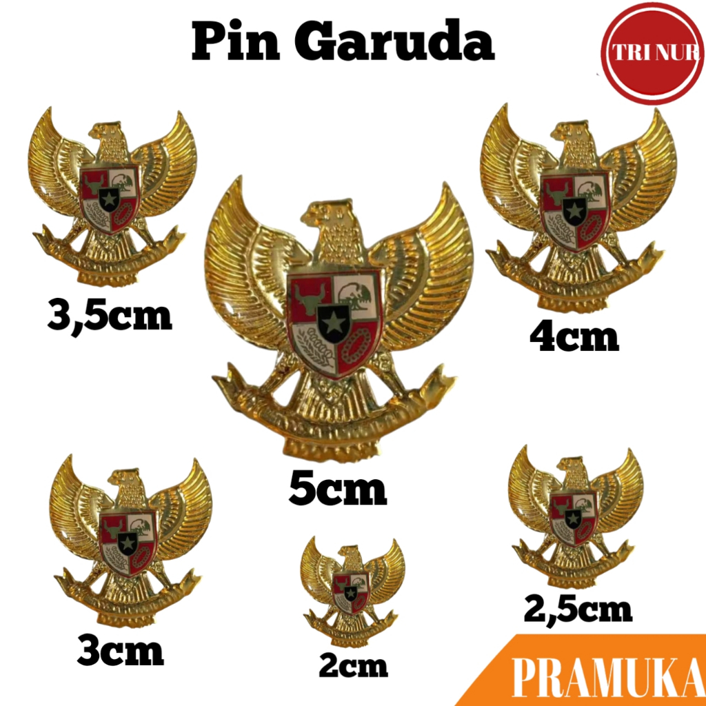 Jual Pin Garuda Lapis Resin / Pin Garuda Pancasila Fiber Ukuran Lengkap ...