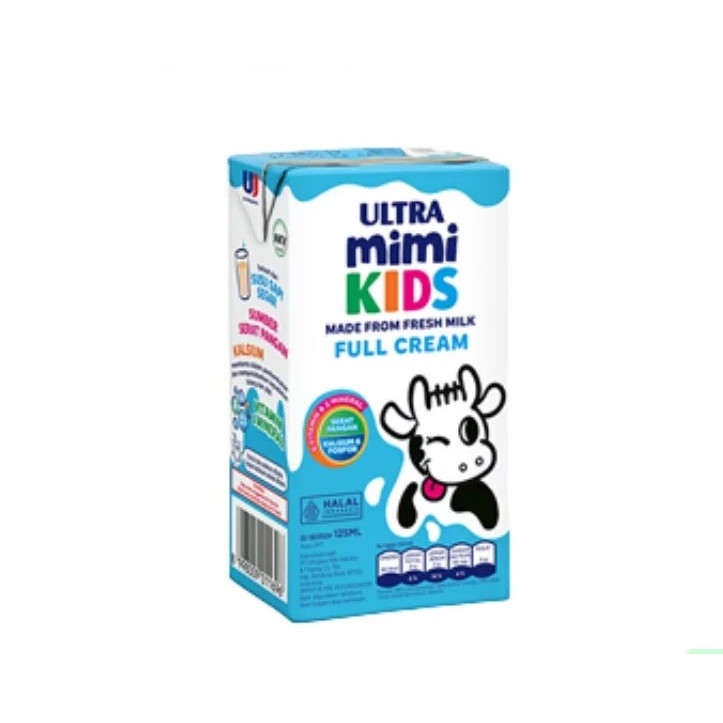 Jual Ultra Mimi Kids Full Cream 125ml 1 Dus Isi 40 Pcs | Shopee Indonesia