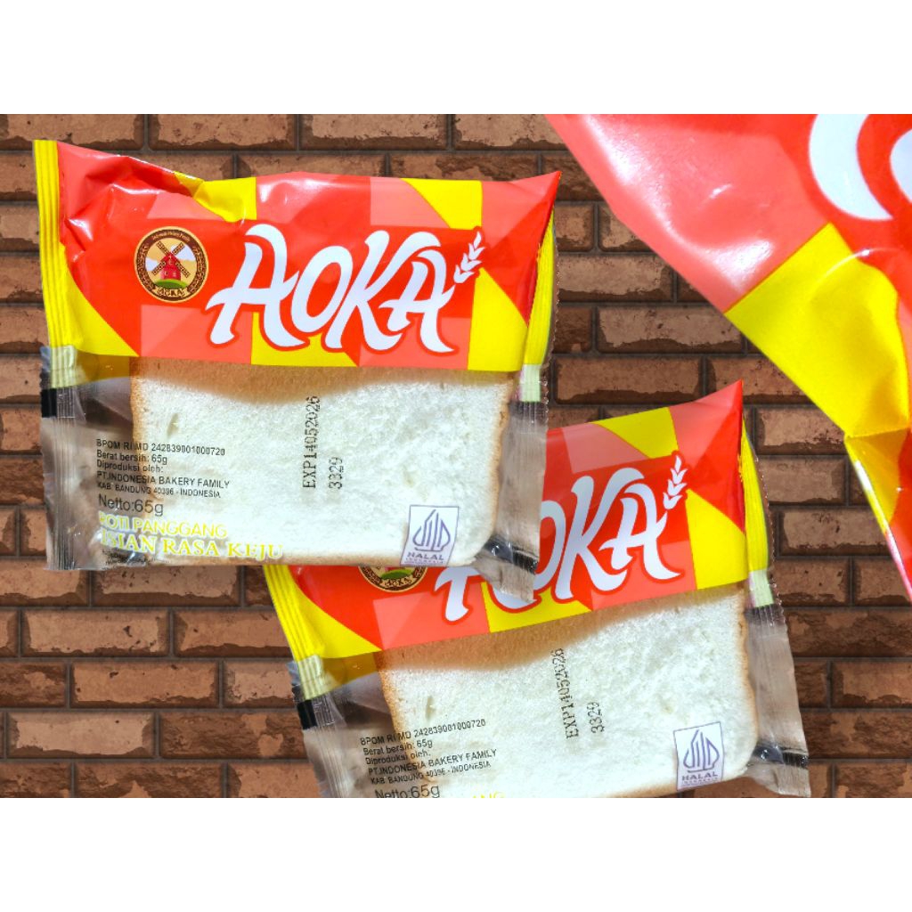 Jual Aoka Roti Panggang Isian Rasa Keju 1 bungkus 65 gram | Shopee ...