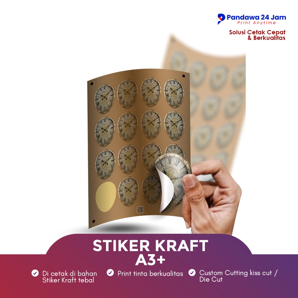 Jual Stiker Kraft Custom Cetak Sticker Samson Print and Cut | Shopee ...