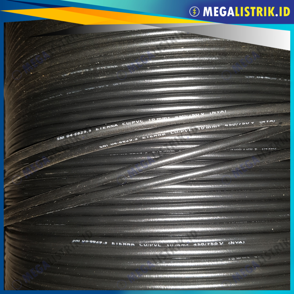 Jual ETERNA KABEL NYA 1 X 10 MM² METERAN / KABEL LISTRIK KAWAT 1 X 10MM ...