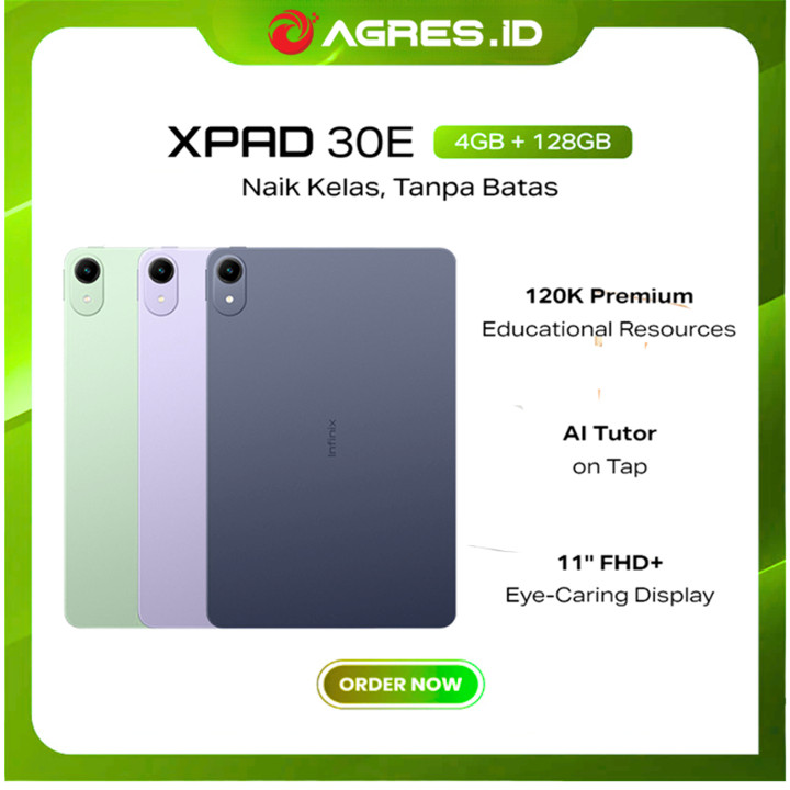 INFINIX XPAD 30E LTE 4GB 128GB - MediaTek Helio G80 - 11" FHD+ 60Hz - 7200 mAh -