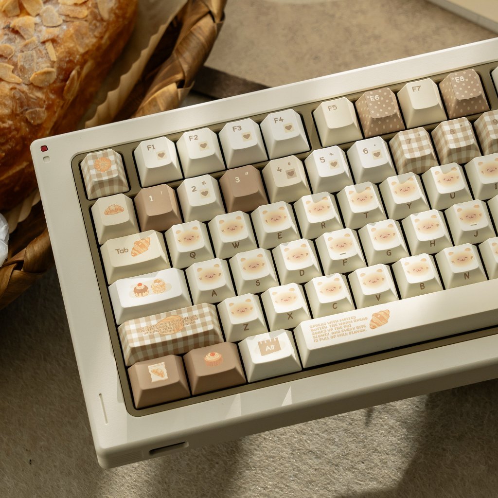 Jual URE bakehouse Keycaps ukiran samping yang lucu PBT Cherry Profile ...