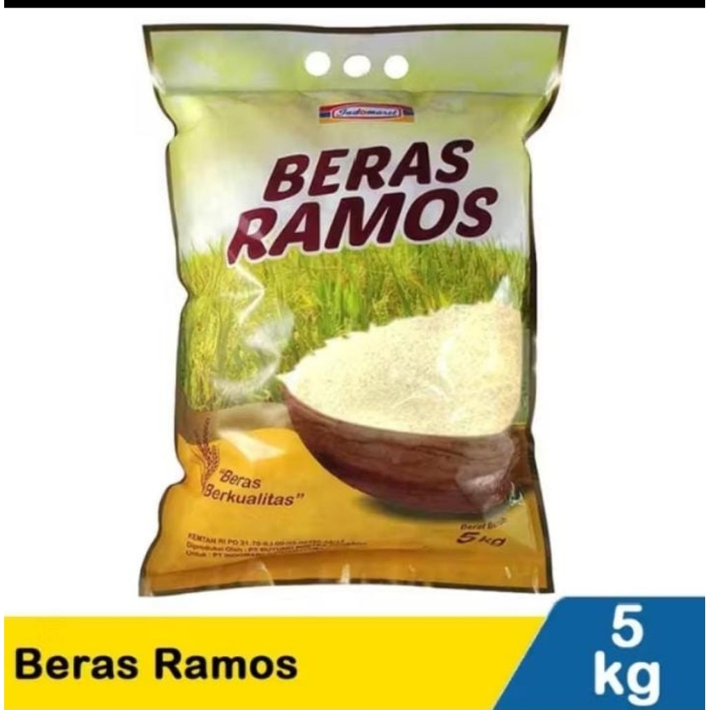 Jual Beras Ramos Indomaret 5Kg | Shopee Indonesia