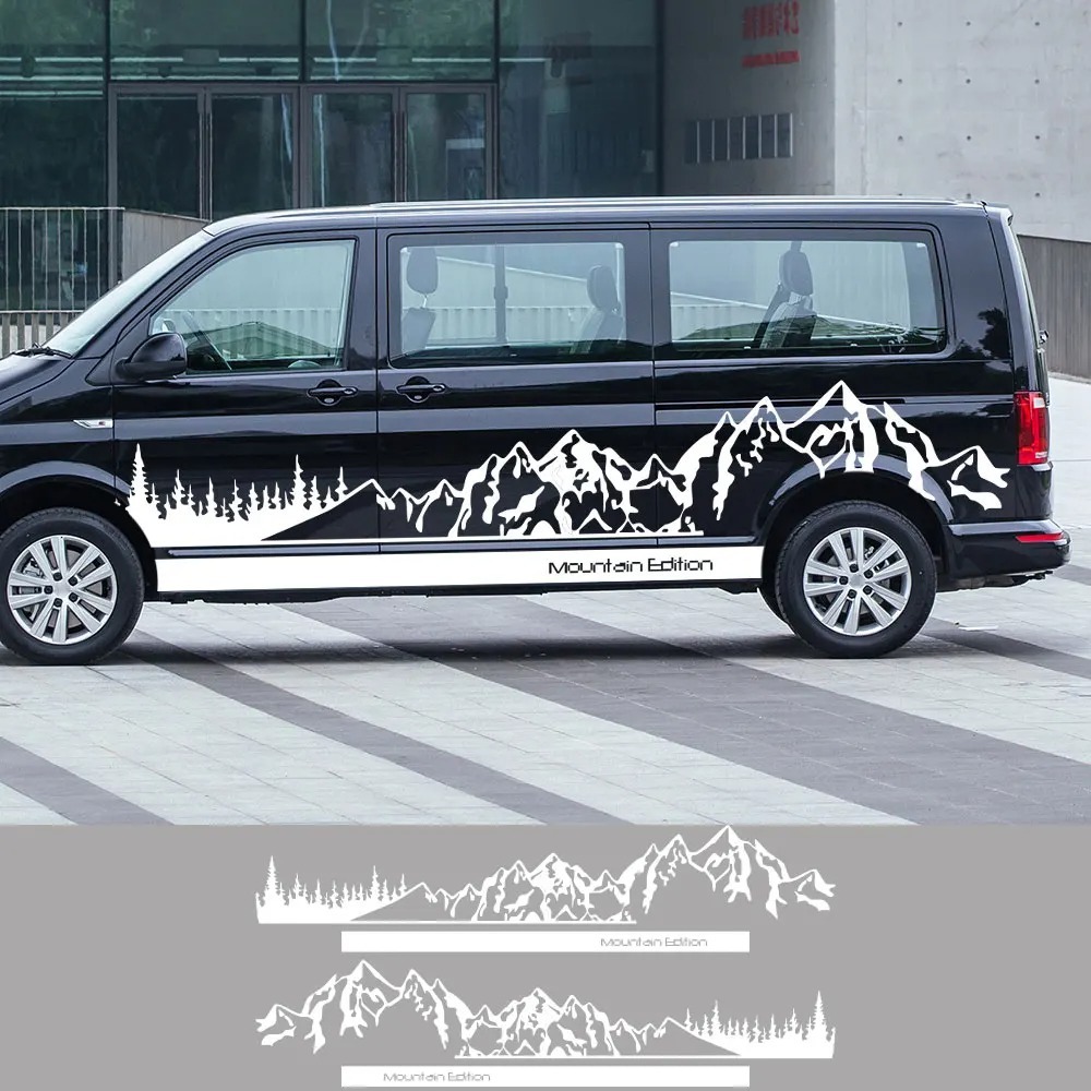 Jual 4 Buah/Lot Stiker Mobil untuk Volkswagen VW Transporter T4 T5 T6 ...