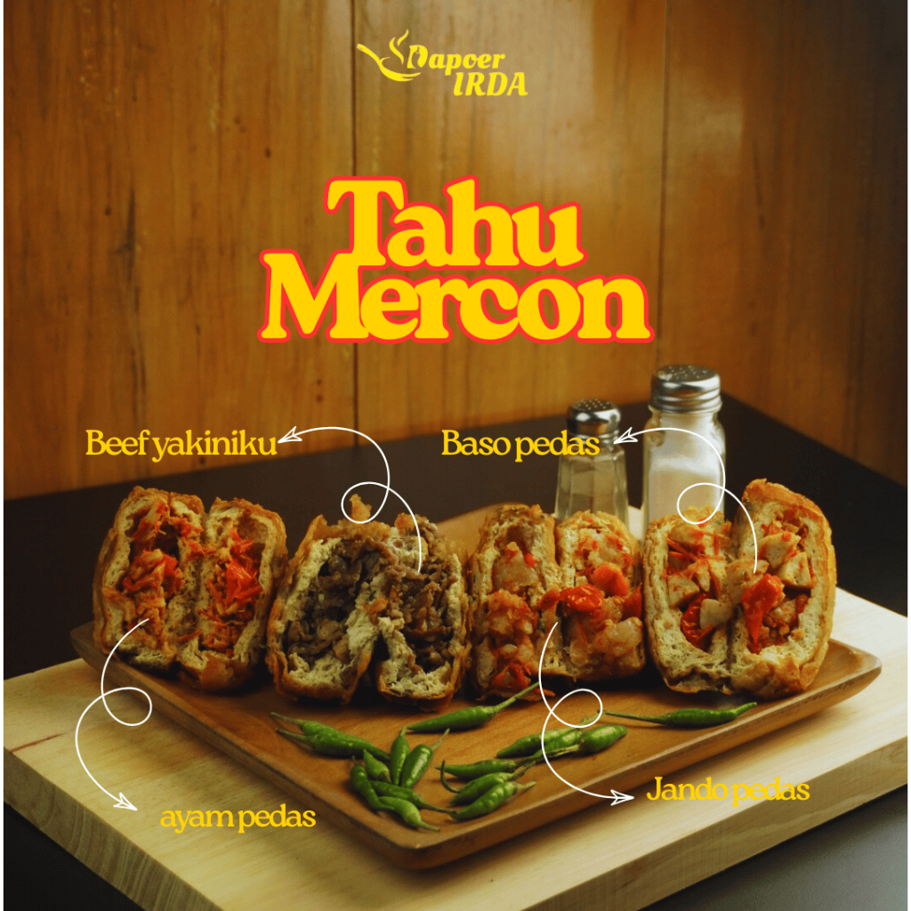 Jual Dapoer IRDA Tahu Mercon Isi 4 Pcs Dengan 4 Varian Rasa Beef ...