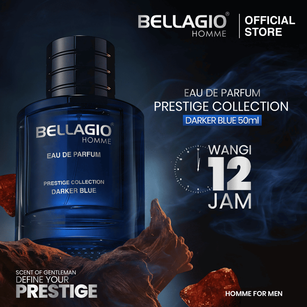 Jual Bellagio EDP Prestige Collection Darker Blue 50ml – Parfum