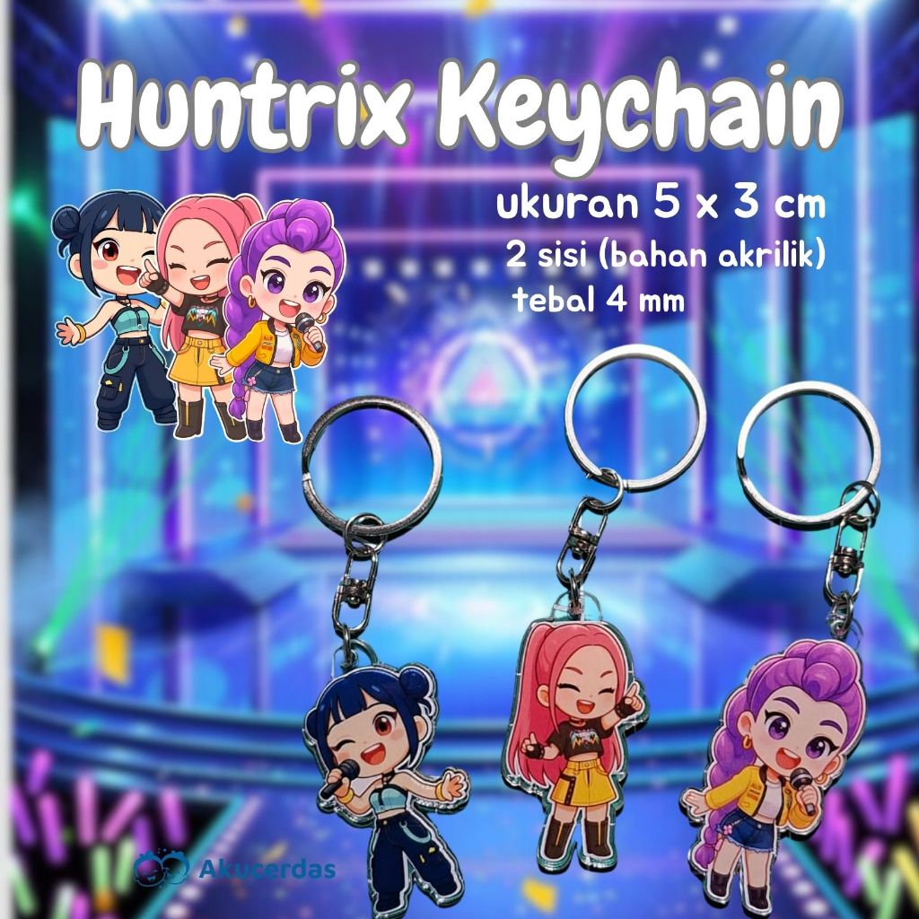 Jual Gantungan Kunci Kpop Demon Hunter Huntrix Keychain Mira Zoe Rumi ...