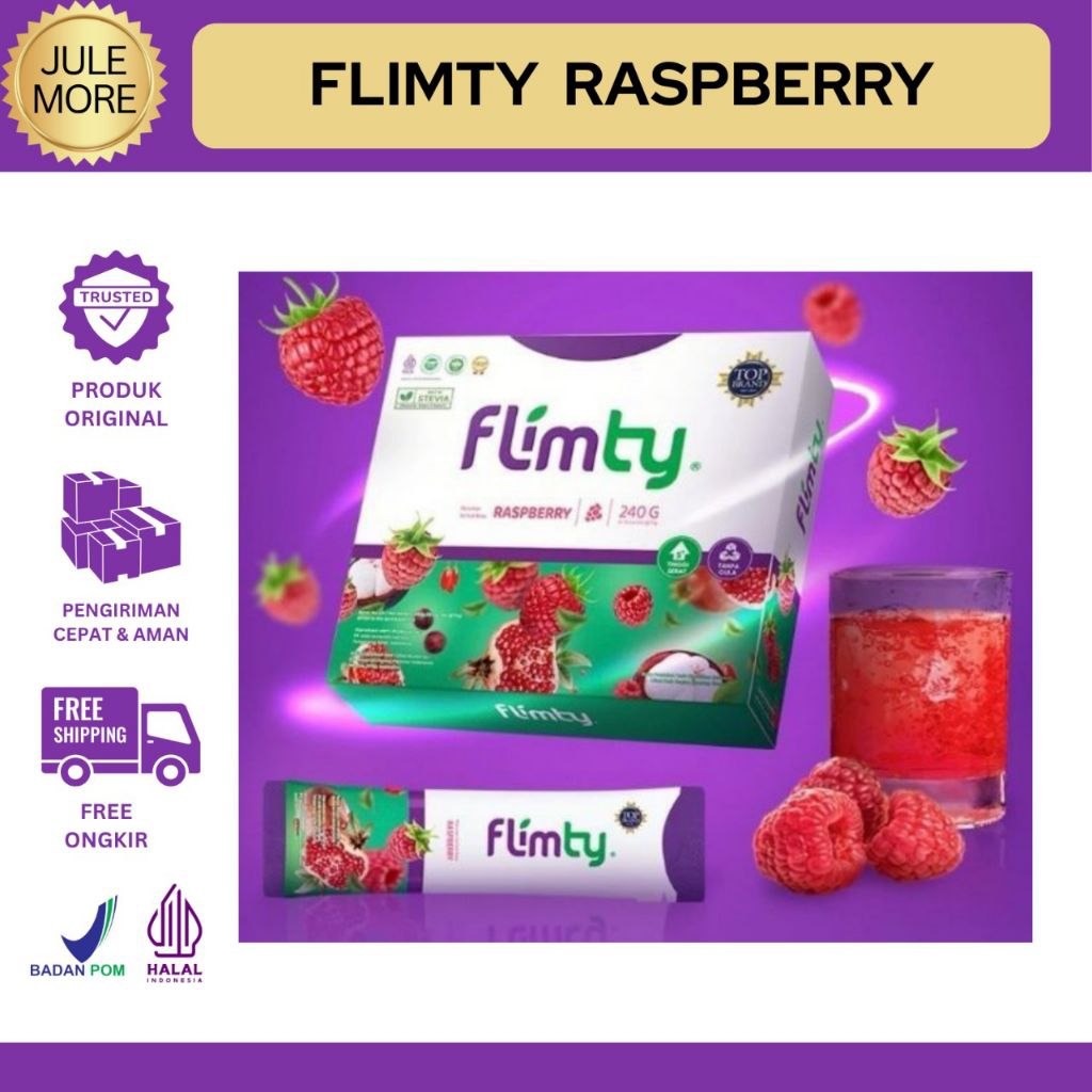 Jual Flimty Fiber Original 1 Box isi 16 Sachet | Shopee Indonesia