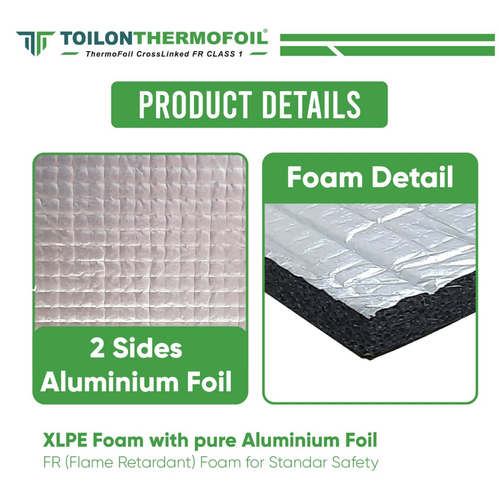 Jual Perdam Panas Atap Insulasi | TOILON THERMOTECH THERMOFOIL ...
