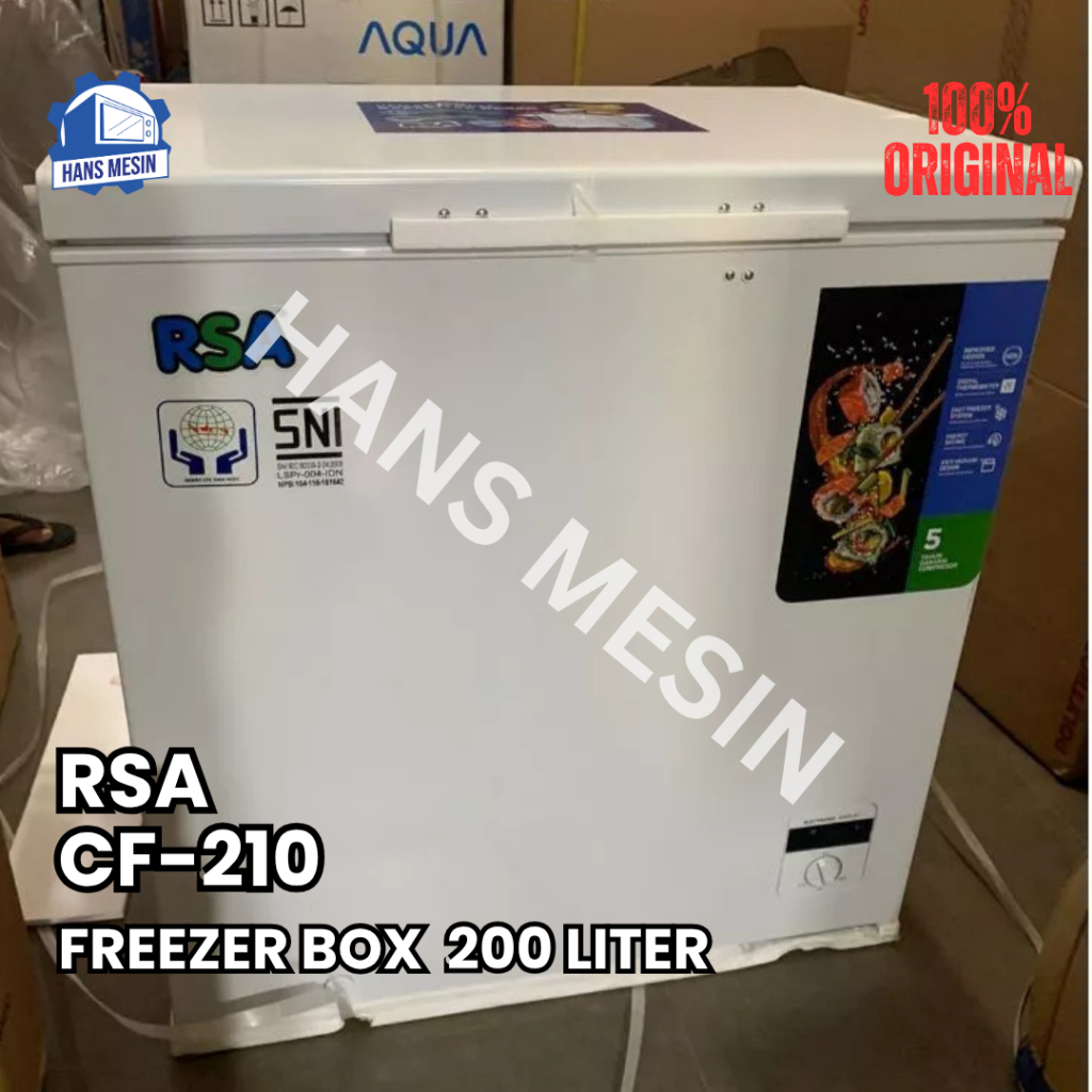 Jual RSA CHEST FREEZER CF-210 / CF 210 / CF210 / 199 LITER | Shopee ...
