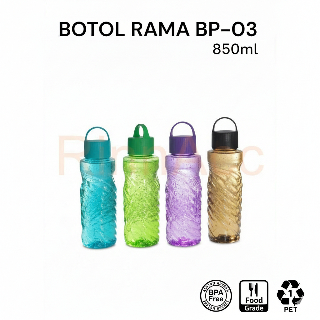 Jual Botol Air Minum 850 ML Rama / Tempat Minum Anak Food Grade ...