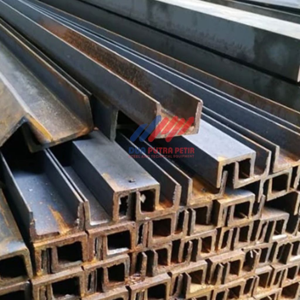 Jual Besi Kanal UNP 10 (100 x 50 x 5) mm 6 m besi unp 100 besi kanal ...
