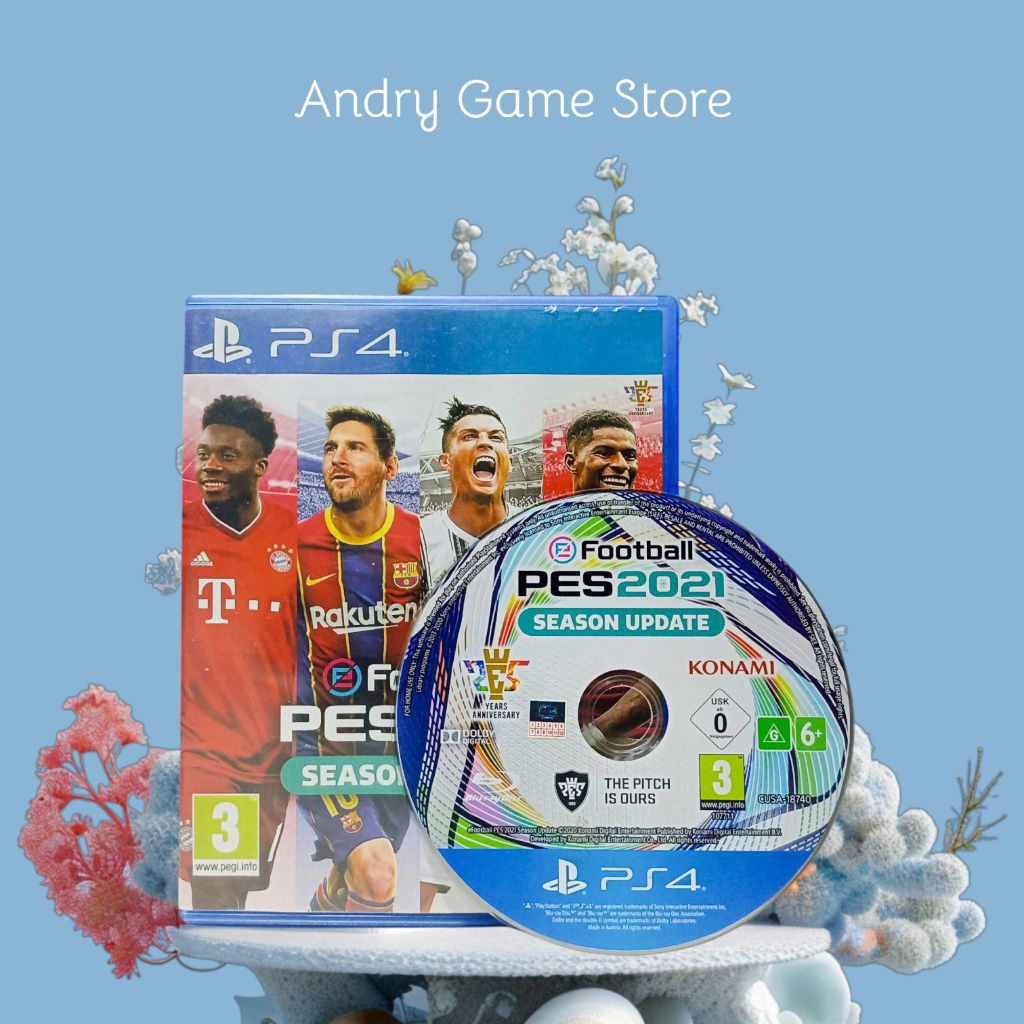 Jual KASET GAME PS4 PES 2021 FREE (LINK DOWNLOAD FILE UPDATE