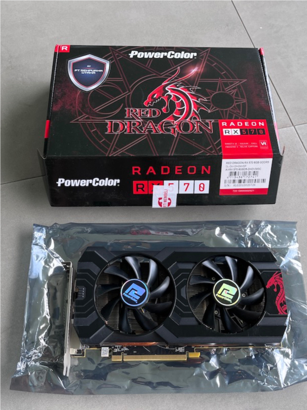 Jual VGA RX 570 8GB POWERCOLOR RED DRAGON GDDR5 | Shopee Indonesia
